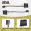 5Pcs IDE to 3 Pin Fan Power Cable PC Cooling Convertor 7