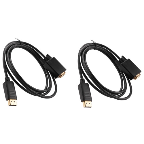 DisplayPort to VGA Cable (DP Cable) 6 Feet