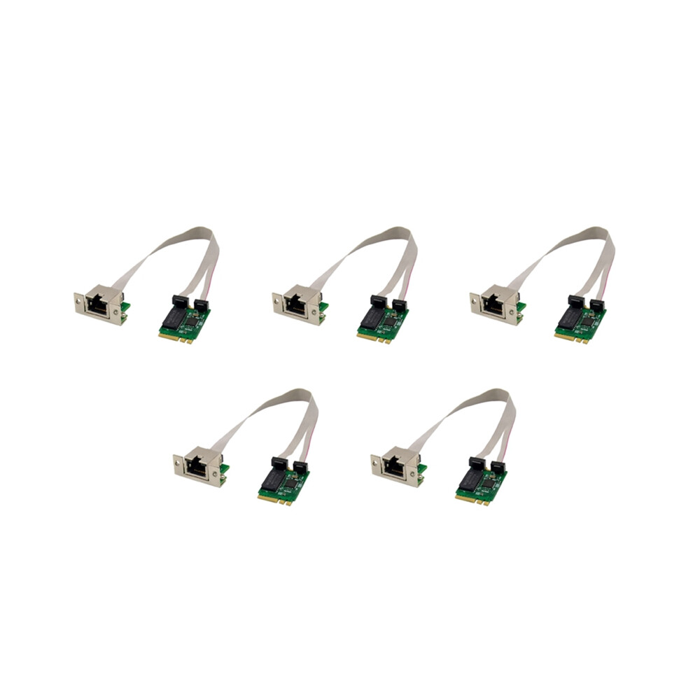 5X M.2 A+E 2.5G Ethernet Adapter 2.5G/1G/100M Network Card 8125B 4851802989866