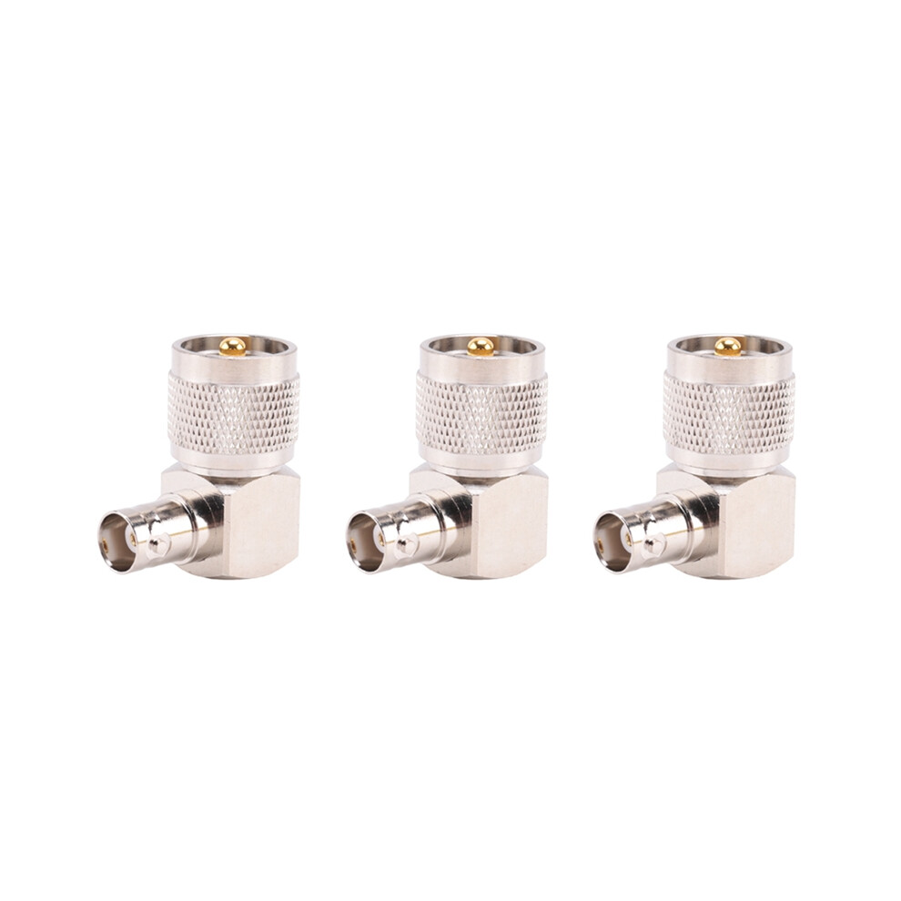 Photos - Cable (video, audio, USB) UHF PL259 -259 male to BNC female right angle RF adapter connector