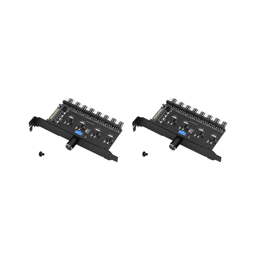 Cooling Fan Speed Controller For Cpu Case Hdd Vga Pwm (Sata) 4851802987671