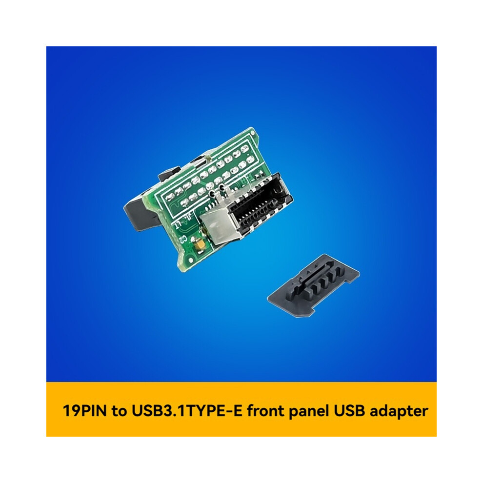 Front 19Pin Connector To Usb 3.1 Type-E Motherboard Adapter 4851802996697