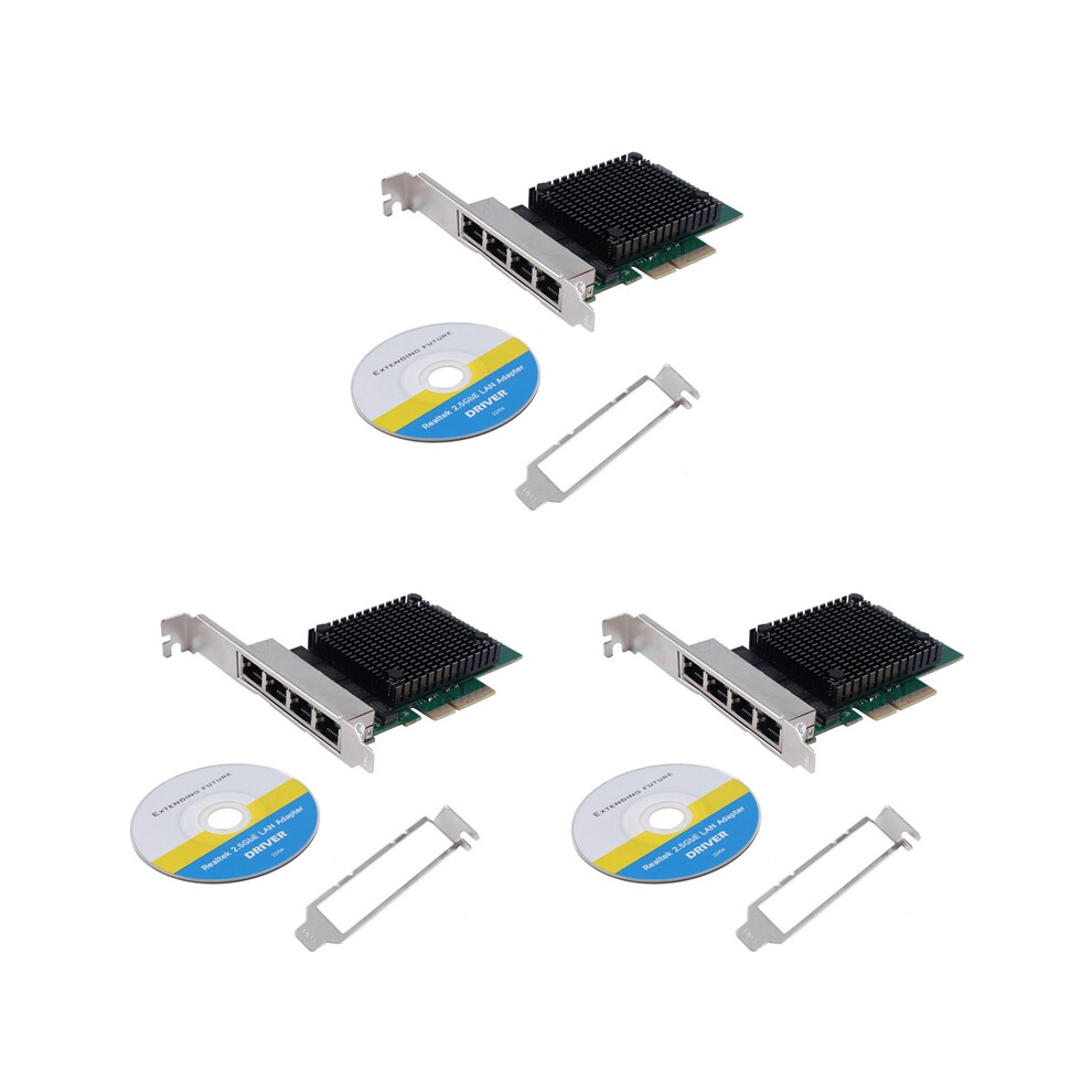 Pcie X4 2.5G Network Card Rtl8125b 4 Port Ethernet 4851802987688