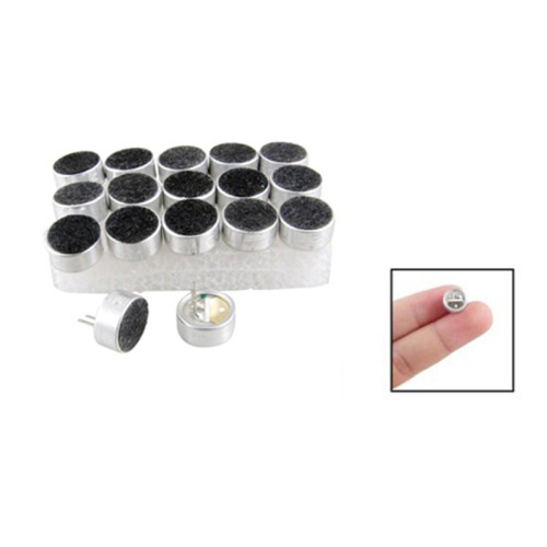 18 Pieces 9.5mm Dia MIC Capsule Electret Condenser miniphones 2