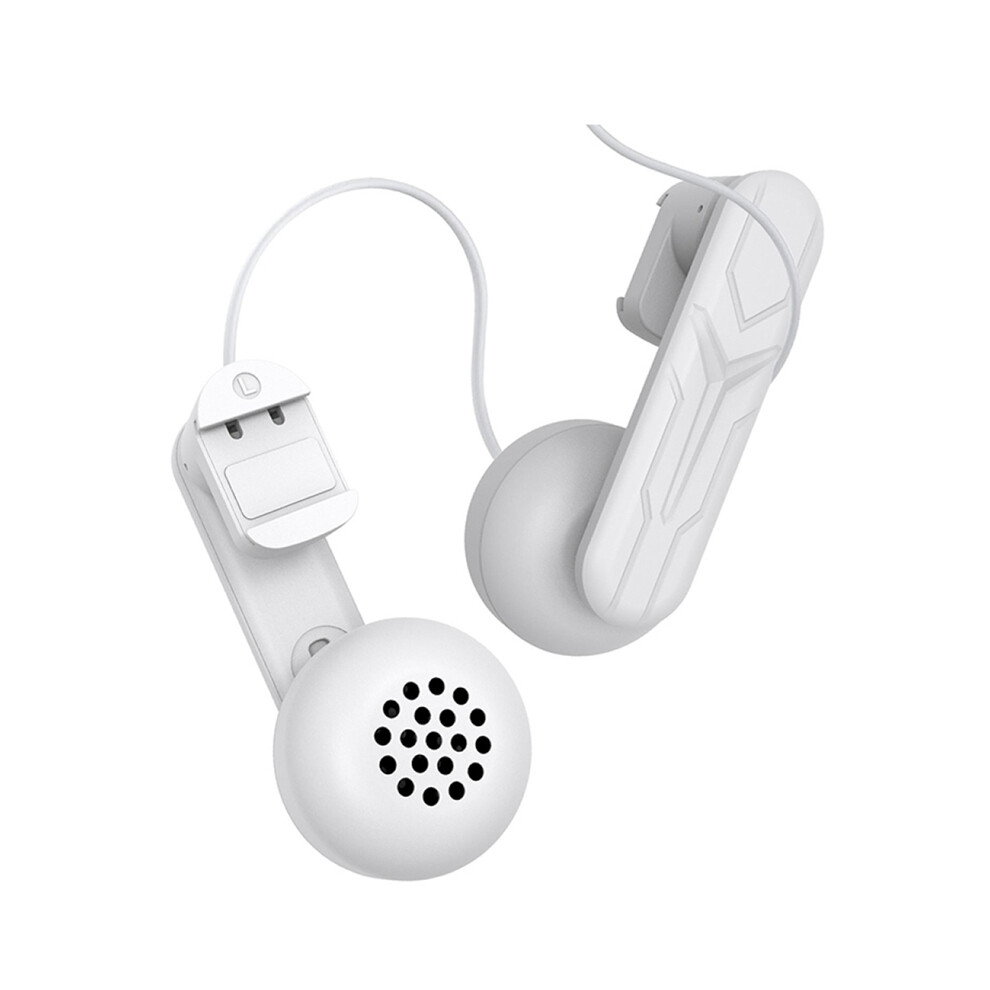 Clip-on Hanging Headphones Comfortable Sound Enhancer White-image-OPC-PK29HN7-NEW