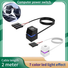 Computer Desktop Switch Colorful LED PC Motherboard B