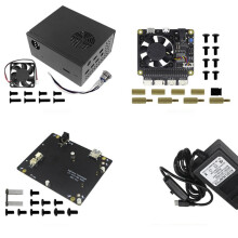 X825 V2.0 2.5 Inch SATA HDD/SSD Storage Expansion Board+X735 EU PLUG