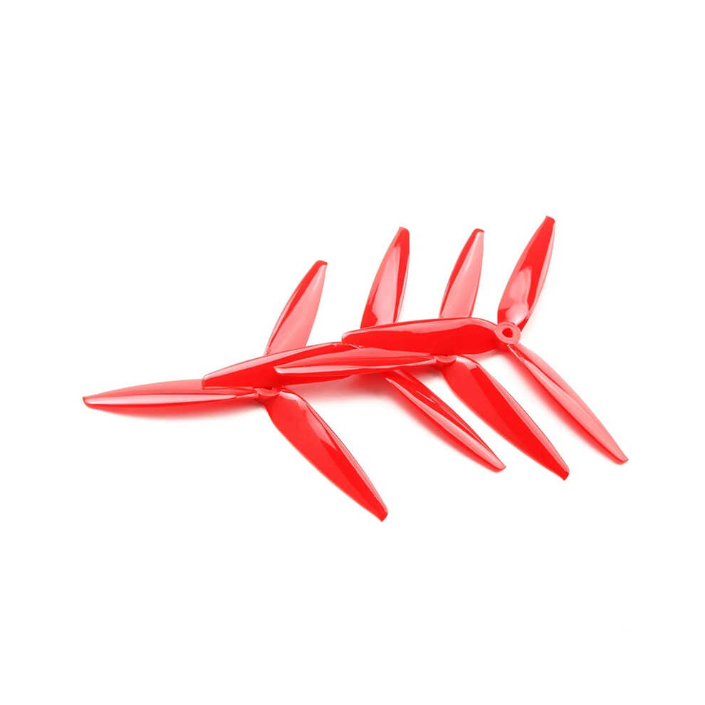 Photos - Other Toys 10Pairs Propeller 7x4x3 3 Blade for 7inch 8inch FPV RC Drone Red