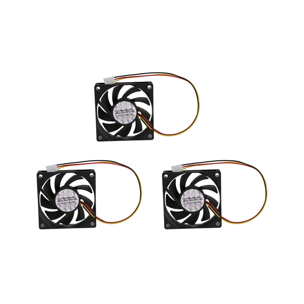 Photos - Computer Cooling Interne 12V 3 Pin CPU Luefter Kuehler fuer PC 70x70x15mm