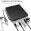 Multifunctional External CD/DVD Drive Burner Black for PC Laptop 6