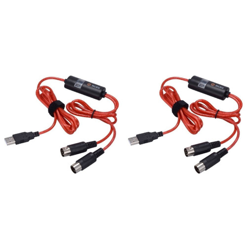 5-Pin Midi to USB In-Out Cable for Ios Laptop 1