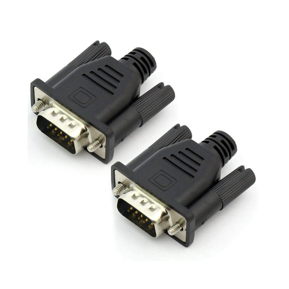 Photos - Other for Computer 2X VGA Virtual Display Adapter Male Dummy Plug EDID Lock Plate