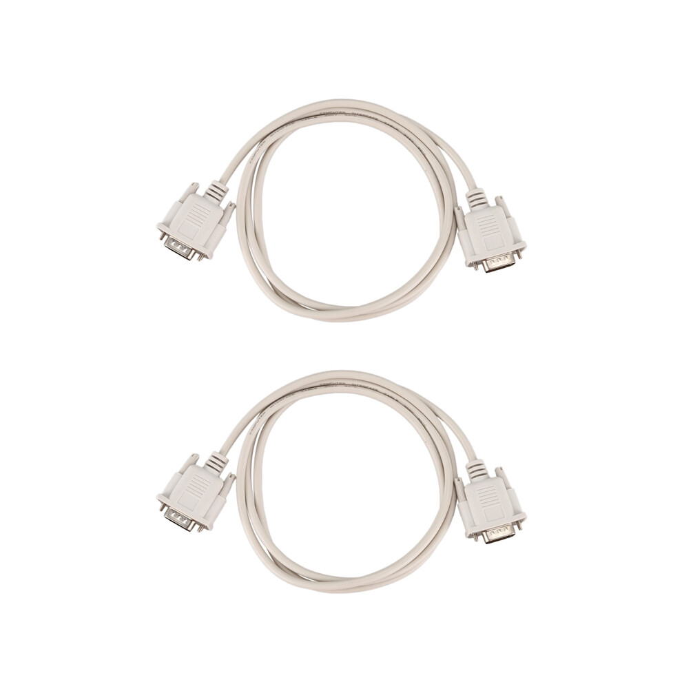 1.4M Rs232 Db9 9 Pin Male To Vga Video 15 Adapter Light/Gray 4851802906290