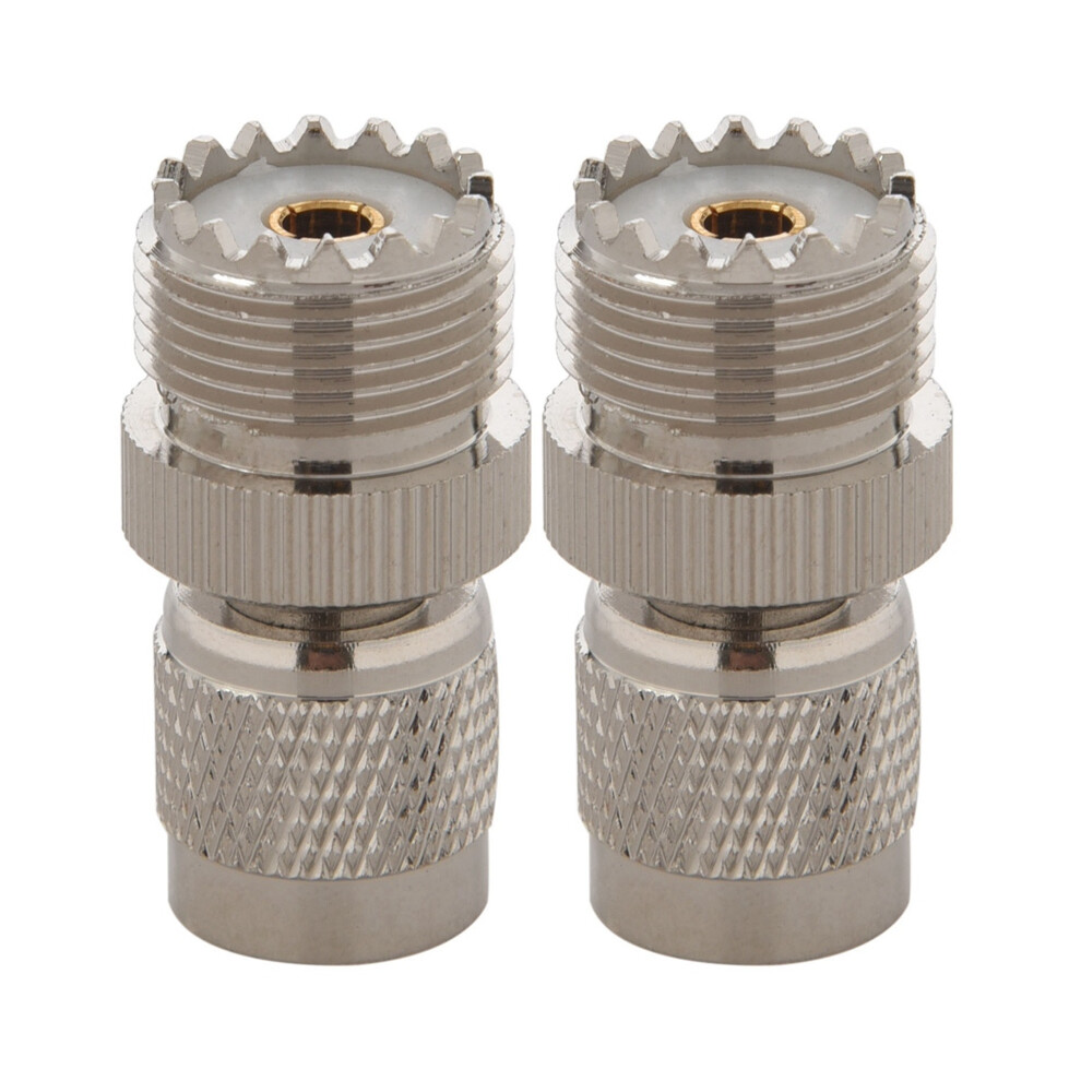 Tnc Male To Pl259 Uhf Female Adapter Connector, Silver 4851802906887