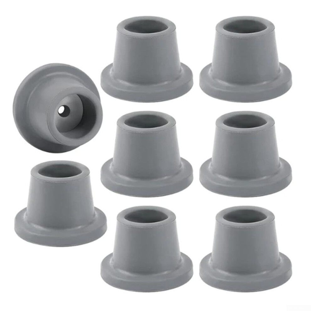 8 x 25mm Shower Chair Non-Slip Rubber Feet for Enhanced Safety and Stability, Durable Bathing Accessory