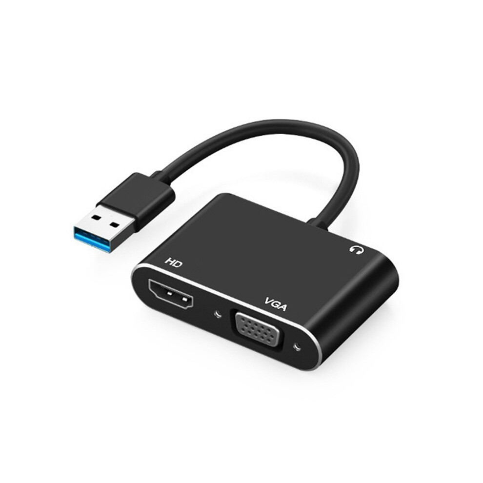 Usb 3.0 To -Compatible Vga Adapter Hd Video Converter Sync Output 4851802902834