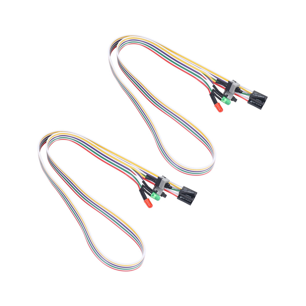 Pc Case Led Lamp Atx Power Supply Reset Hdd Switch Lead Red/Green 4851802905699