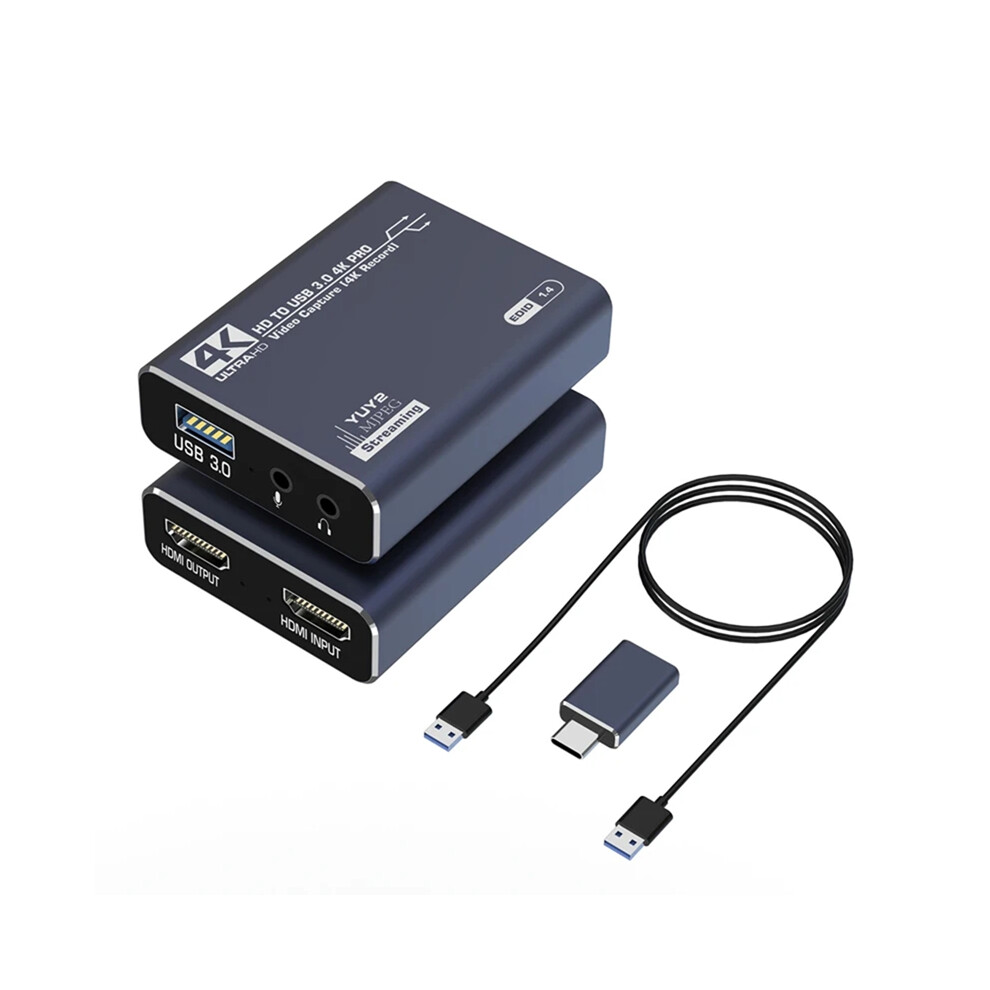 Video Capture Card Grabber -Compatible 4K 60Hz 30Hz Usb 3.0 C 4851802912611