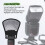Flash Diffuser Silver/White Reflector, Black silver 9