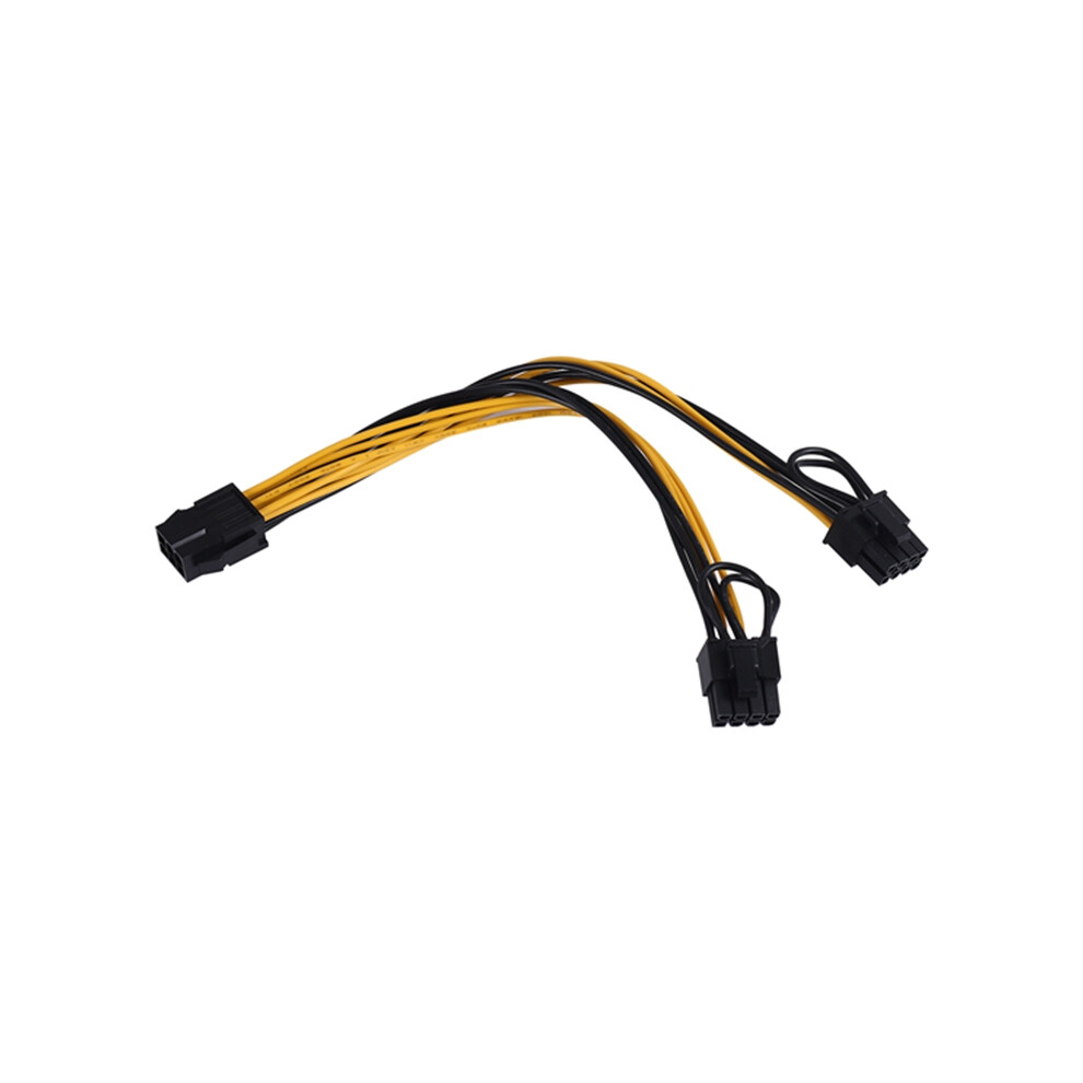 Pci-E Pci Express 6Pin Female To Dual 2-Port 8Pin (6 + 2Pin)Male 4851802909307