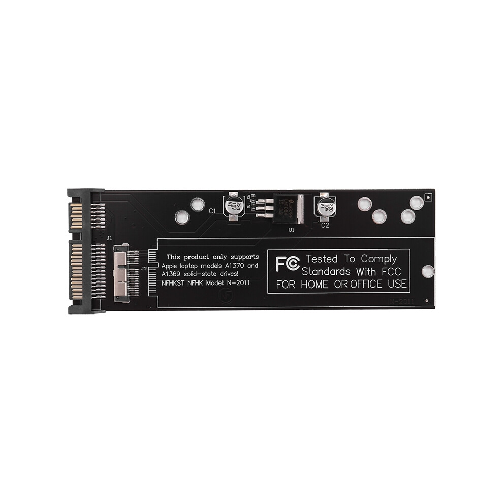 Ssd To Sata Adapter Card For A1370 A1369 2010/2011 Black 4851802914615