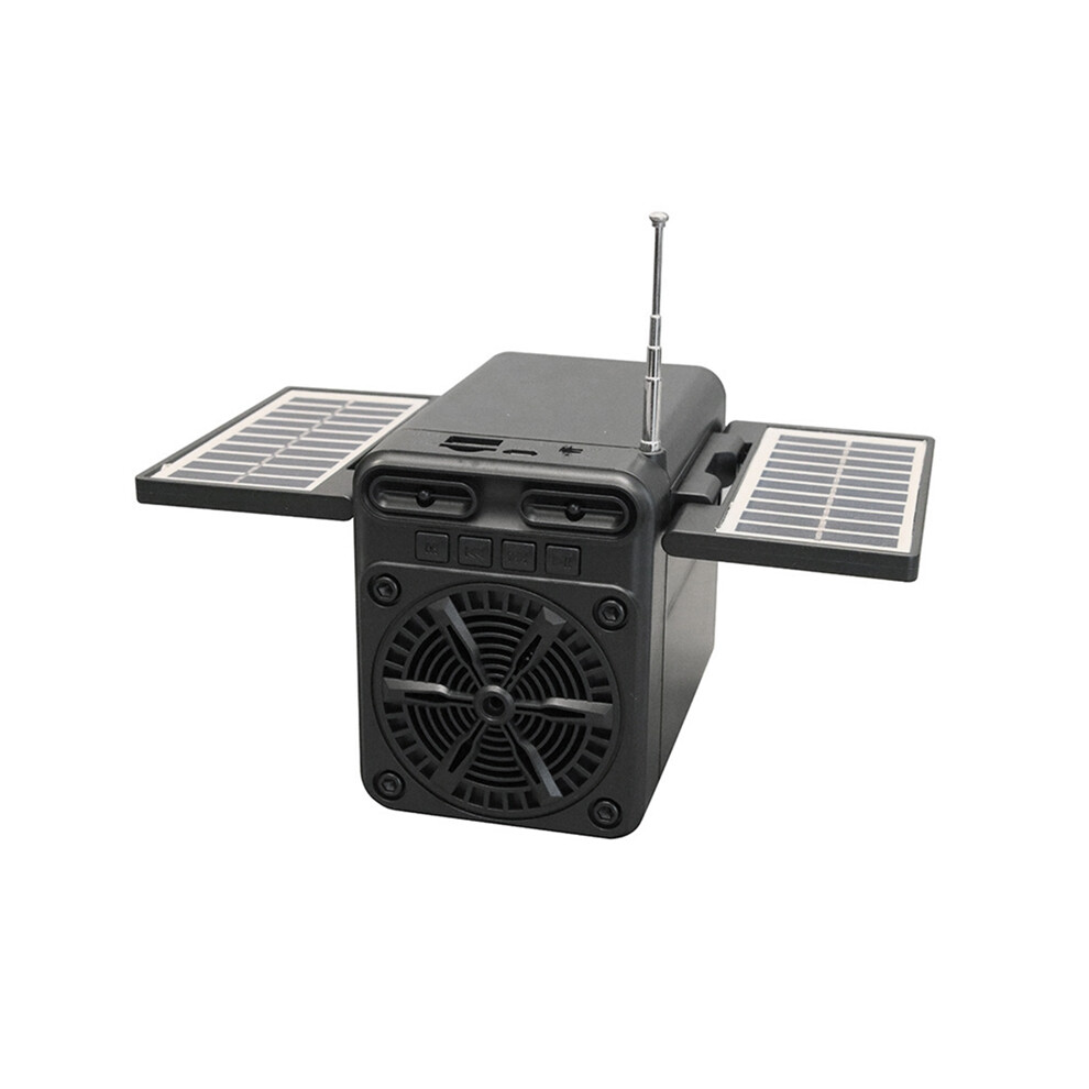Spactz Solar Emergency Charging Fm Radio Multifunctional Bluetooth Speaker