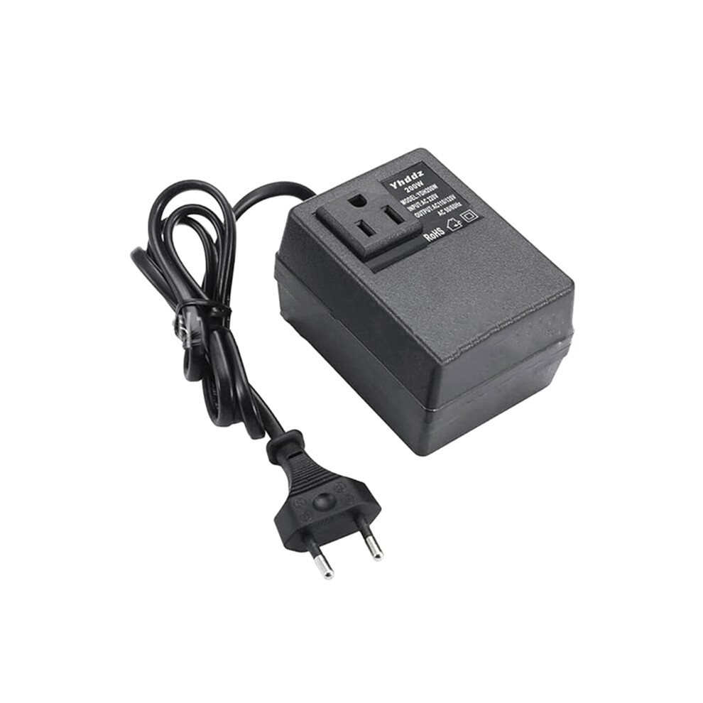 200W Voltage Converter Transformer - Step-Down Eu Plug 4851802914165