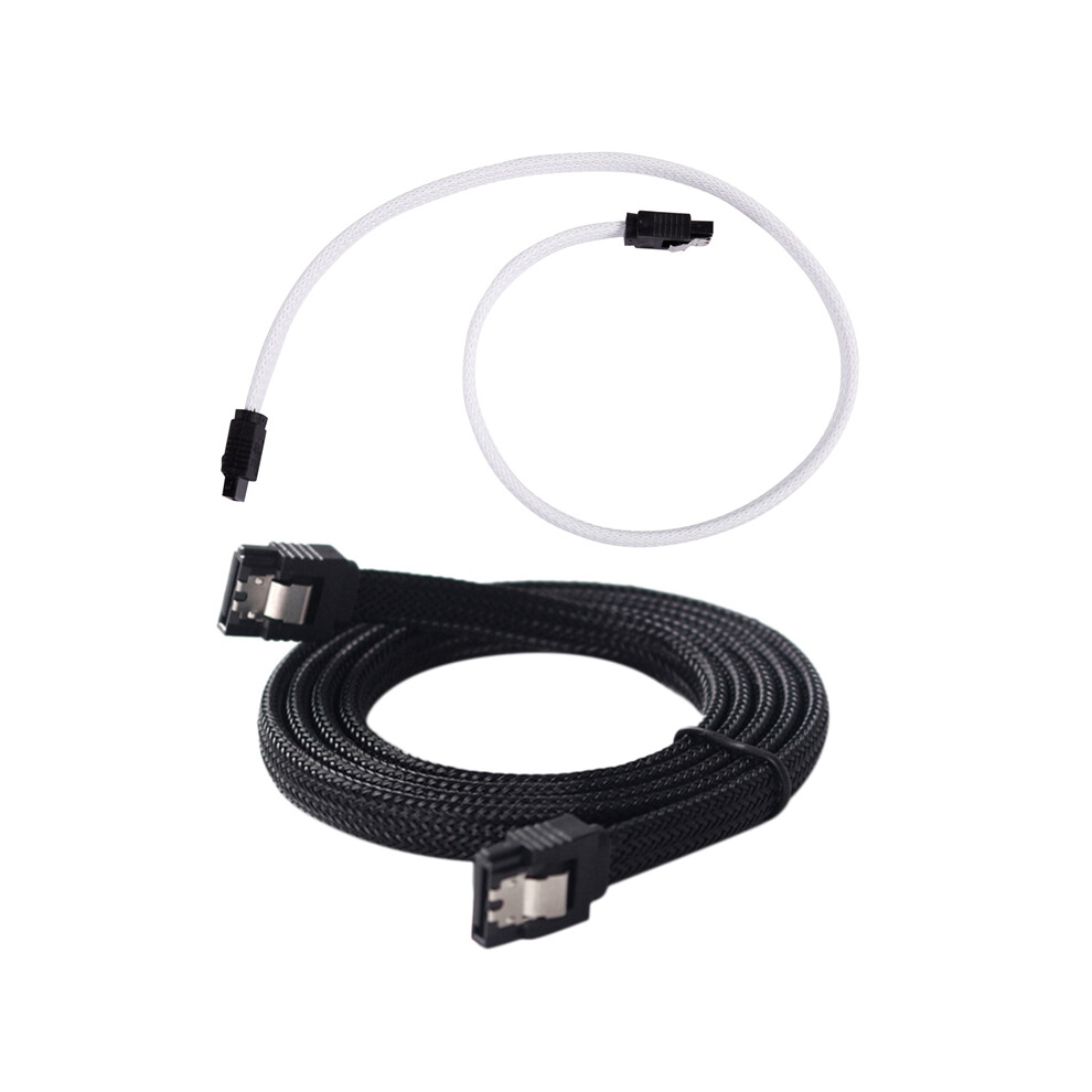 Spactz White 50Cm Sata 3.0 Iii Sata3 7Pin Data Cable 6Gb/S Ssd Cables(White)