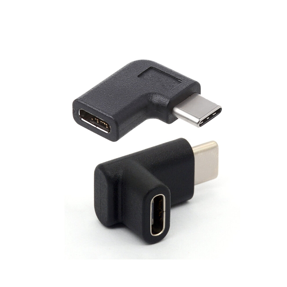 Photos - Card Reader / USB Hub 90 Degree Type C Adapter, USB Male to Female Adapter Connector