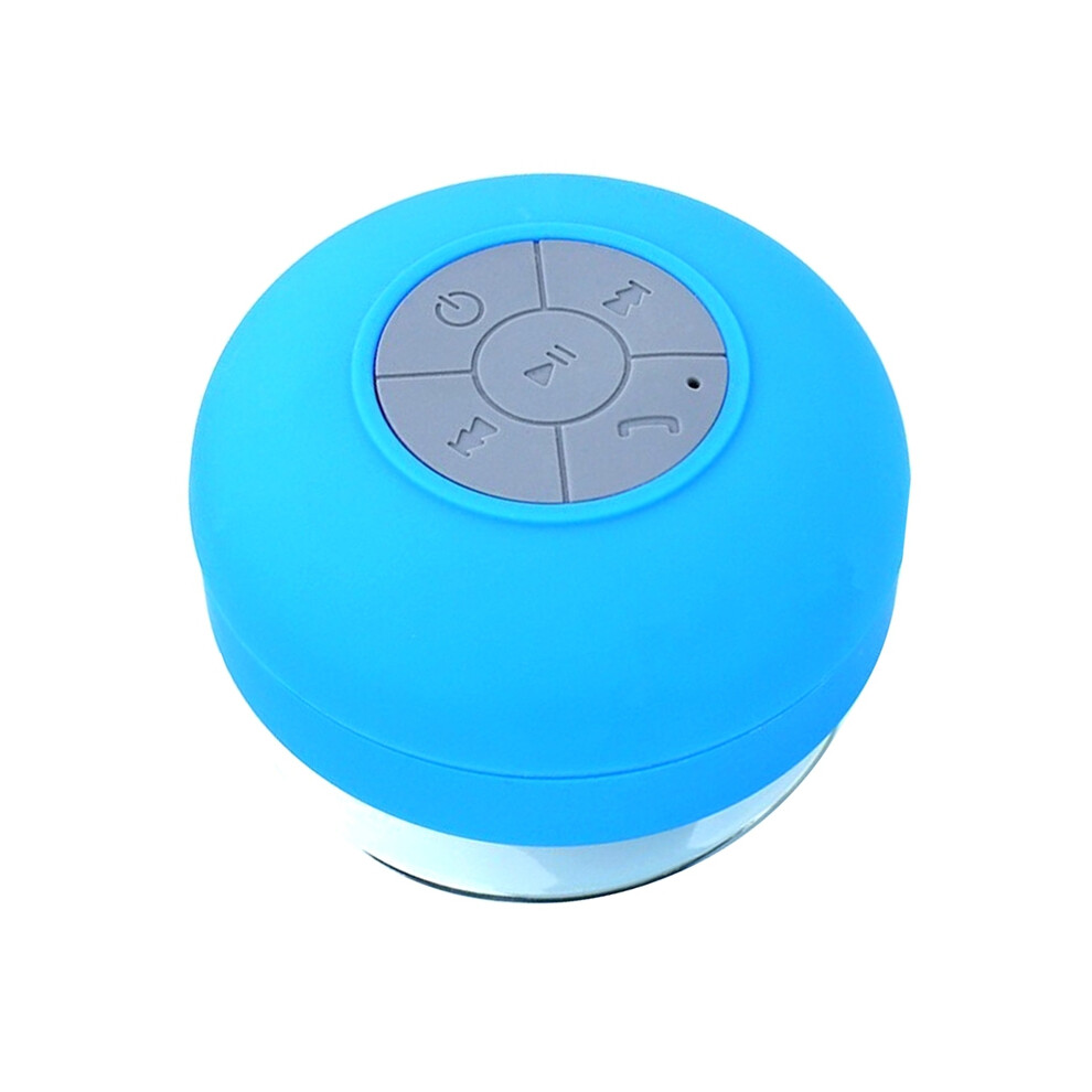 Bathroom Wireless Tooth Speaker Suction Cup Blue 4851802920906