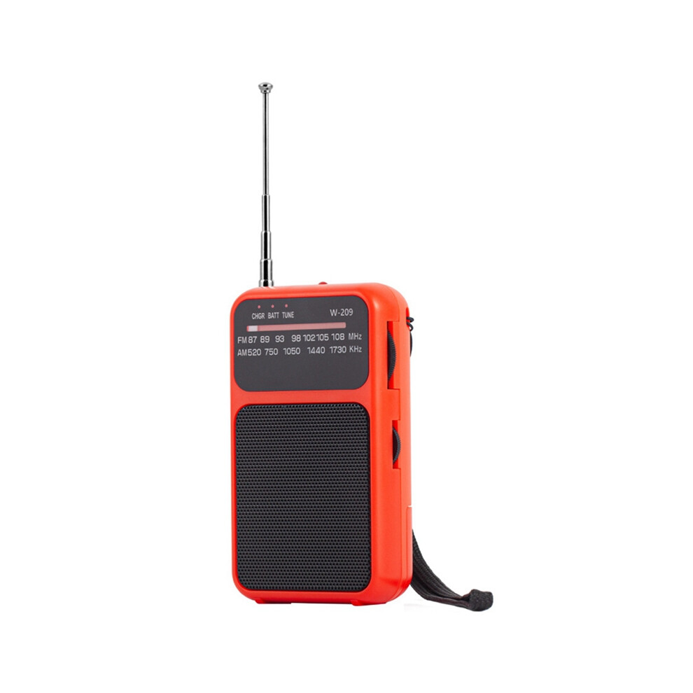 Antenna Radio With 3.5Mm Headphone Jack, Red 4851802918828