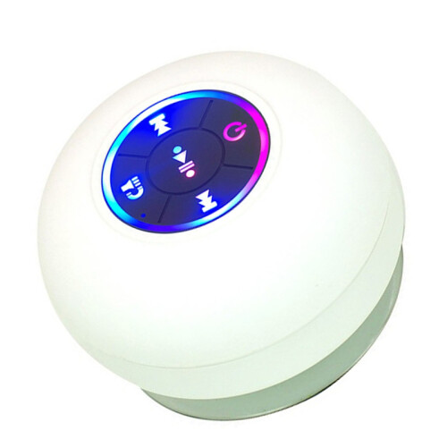 Portable Waterproof Bluetooth Shower Speaker with Suction Cup 2