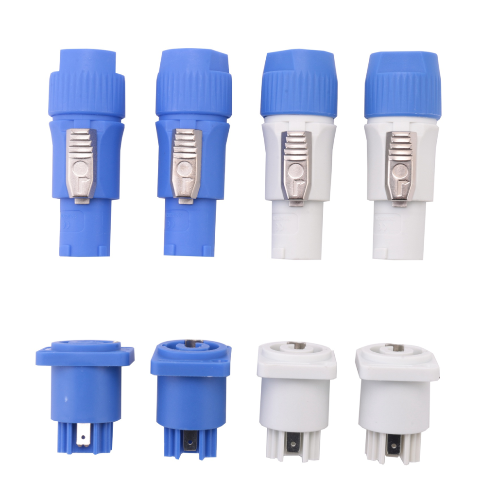 4 Sets Powercon Connector,Nac3fca+Nac3mpa-1&Nac3fcb+Nac3mpb-1 4851802922887