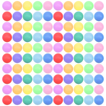 150Pcs/Pack Colored Pong Balls 40mm Entertainment Table Tennis Mixed Colors Beer Game