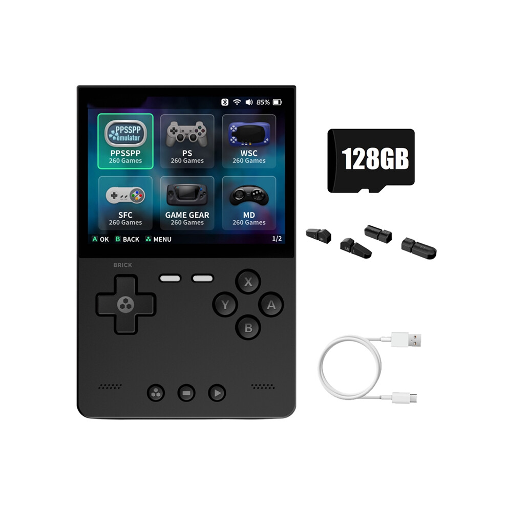 Brick Handheld Game Console 128Gb Portable Linux Video A 4851802919511