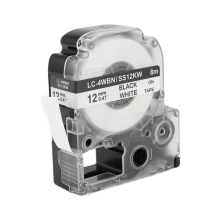 5 Pack Replace -4WBN LC-4WBN9(SS12KW) Label Tapes (12Mm X 8M)