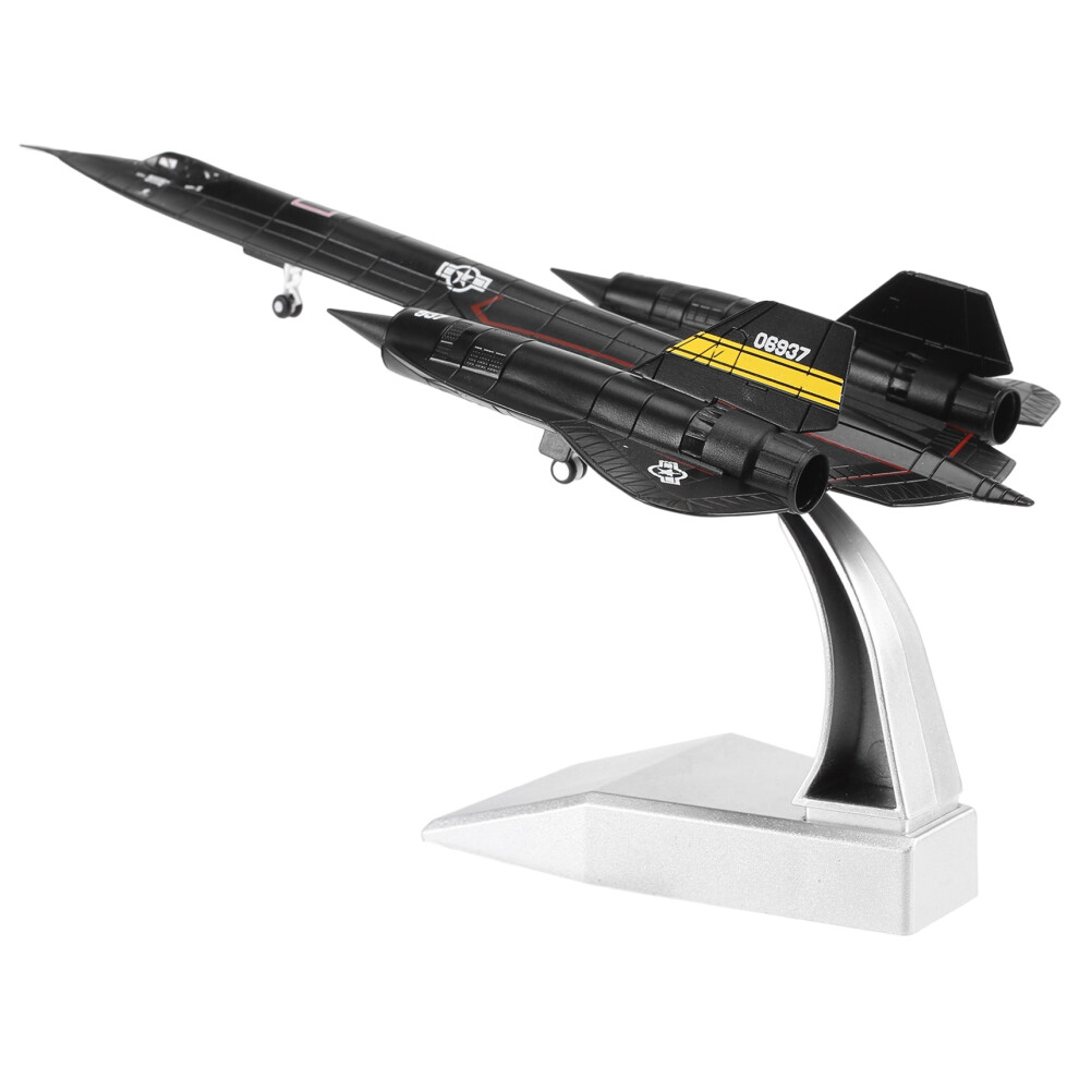 Spactz 1/144 Diecast -71A Blackbird Reconnaissance Plane Airplane Model For Kids Adult Home Office Decor