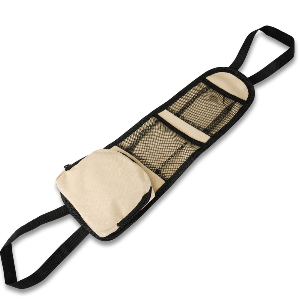 Car Organiser Compatible With Ds Models Ds3 Ds4 Ds5 Ds6 Ds7 Ds9, Car Seat Side Pocket For Storage Solutions Beige 6482260013497