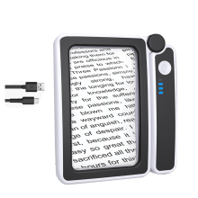 4X Large Magnifying Glass with Light for Reading,Lighted Magnifier