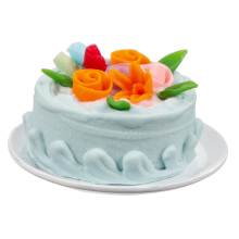 Tiny Food Mini Fake Cake Artificial Cupcake Model Vintage Decor Adornments Pretend Resin Small B