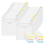 Transparent Scrapbook Organizer Envelopes Storage Pockets Sleeves 2