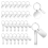 30Pcs DIY Engravable Metal Keychain Blanks Stamping 2