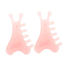 Scalp Massage Brush Set of 2 with Teeth, Ergonomic Neck Massager Comb for Men, Durable and Comfortable Design