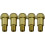 35Pcs 24KD Welding Torch Consumable 1.0mm MIG Gas Nozzle Tip Holder Diffuser for Machine 7