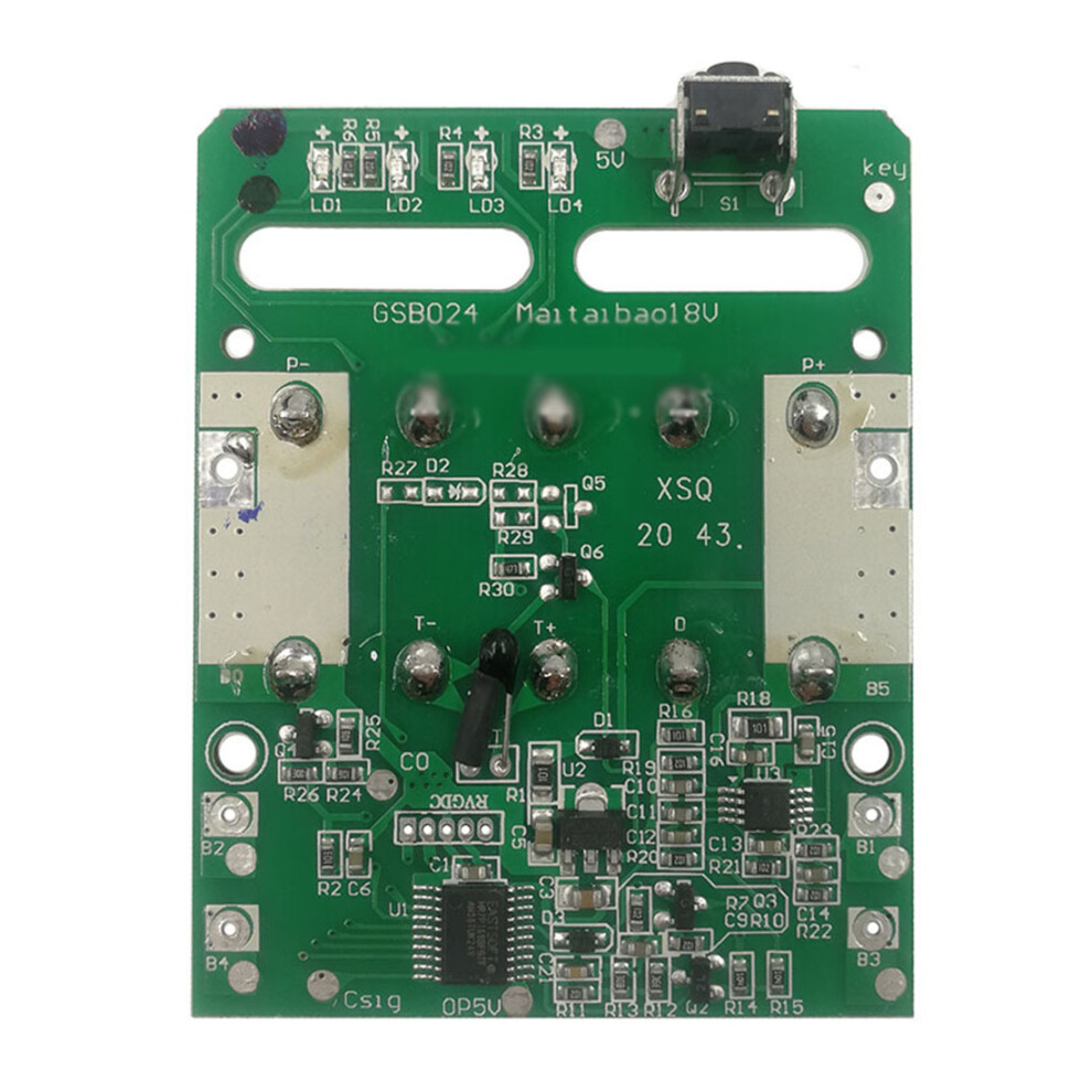 1Pcs Li-Ion Battery Charging Protection Circuit Board Pcb For 18V Lithium Rack 4851802957285