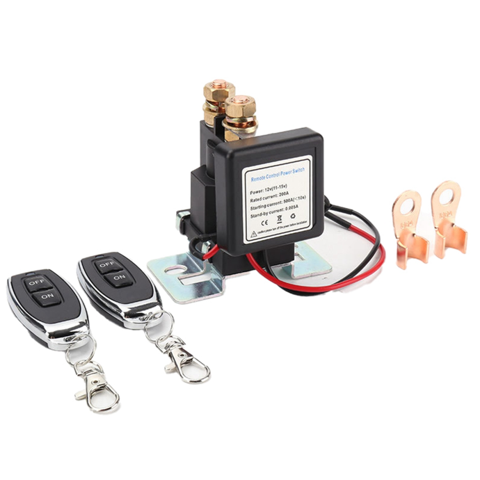 Battery Switch Relay 12V 500A Remote Control Power Quick Disconnect Cut Off Isolator Anti-Theft 4851802962401