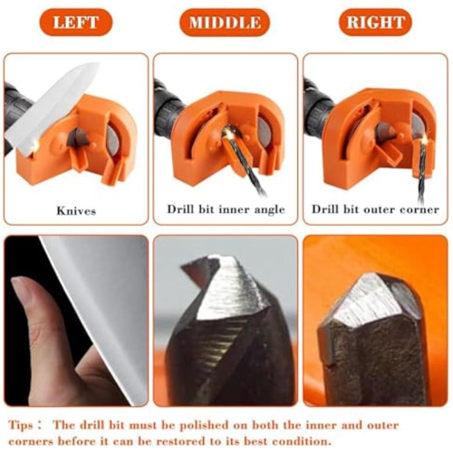 Multipurpose Drill Bit Sharpeners for Bits,Drill Bits Grinding,Efficient Grinding Sharpener 2
