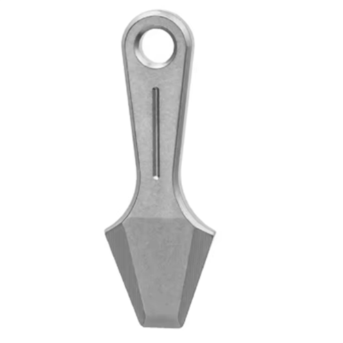 Titanium EDC Pry Bar Mini Alloy Crowbar Keychain Pendant Tool Silver 1