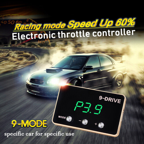 Electronic Throttle Controller 9 MODE Pedal Accelerator Fuel-Efficient for Wrangler JK RAM 1500 2