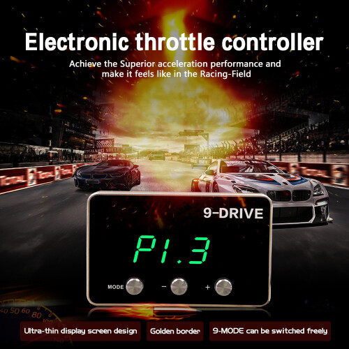 Electronic Throttle Controller 9 MODE Pedal Accelerator Fuel-Efficient for Wrangler JK RAM 1500 1